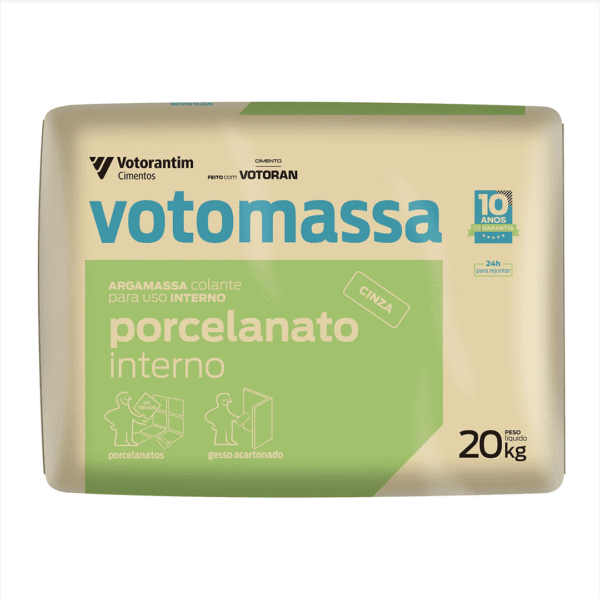 Argamassa VOTOMASSA Porcelanato interno 20Kg - VOTORAN