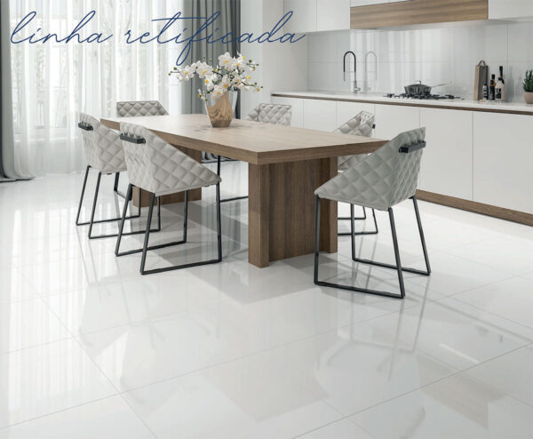 Revestimento Formigres 33X59 BRANCO - 1°Linha - Retificado - Imagem 2